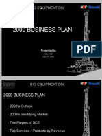 2009 Business Plan: Rig Equipment Div
