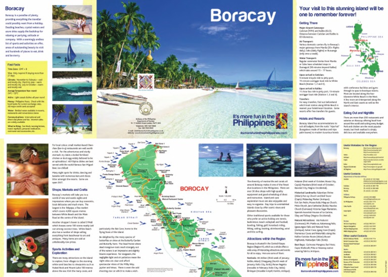 Travel Brochure in Going To Boracay PDF