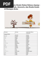 Download Kosakata Kata Benda Dalam Bahasa Jepang by ibnuisbiru SN297927894 doc pdf