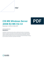 Top Failed CIS Windows Server 2008 R2 Checks