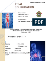 Mitral Regurgitation Case Presentation