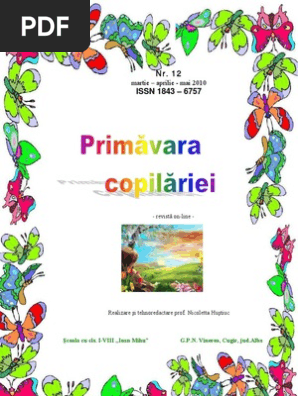 Primavara Copilariei Nr 12