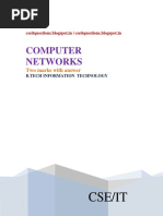 CS6551 Computer Networks Two Mark With Answer