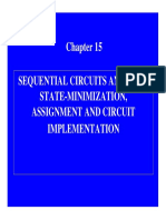 Sequential Circuits Analysis, State-Minimization, Assignment and Circuit Implementation