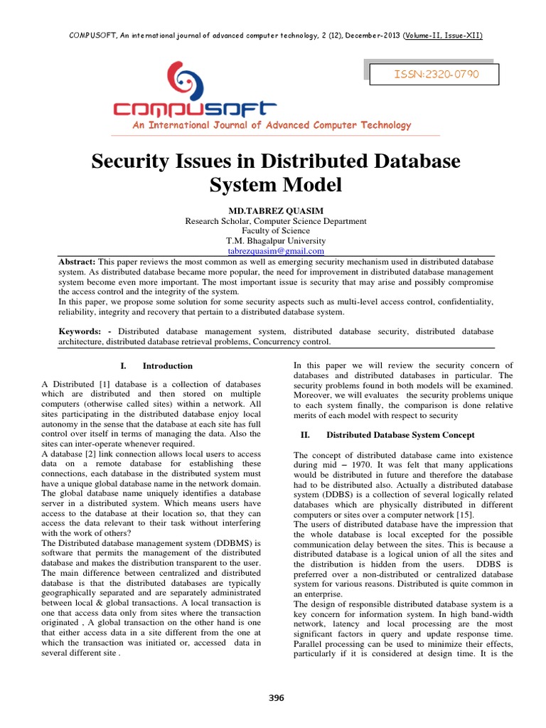 Compusoft, 2 (12), 396-399 PDF | PDF | Databases | Data Warehouse