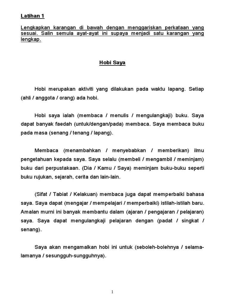 Karangan autobiografi tahun 4