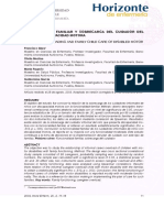 Funcionalidad Familiar y Sobrevarga Del Cuidador Del Niño Con Discapacidad Motora