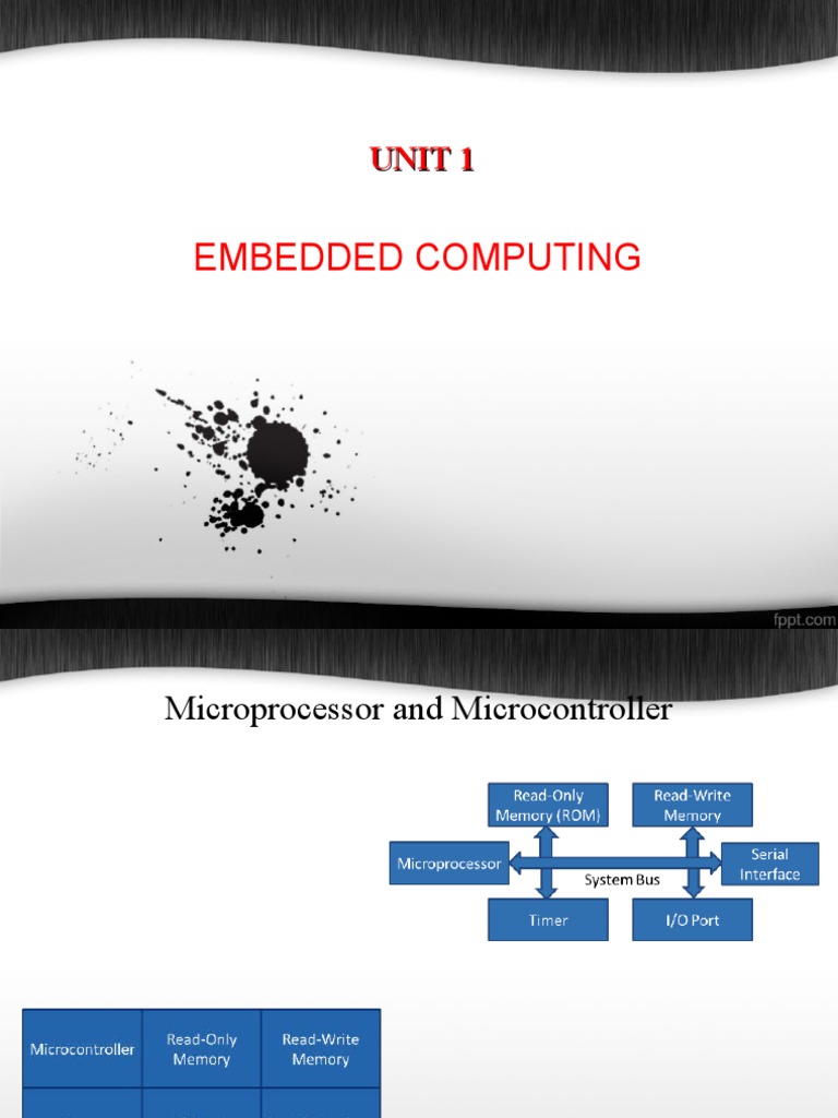 Overview of Embedded Computing Systems | PDF | Embedded System ...