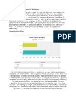 Audience Survey Analysis