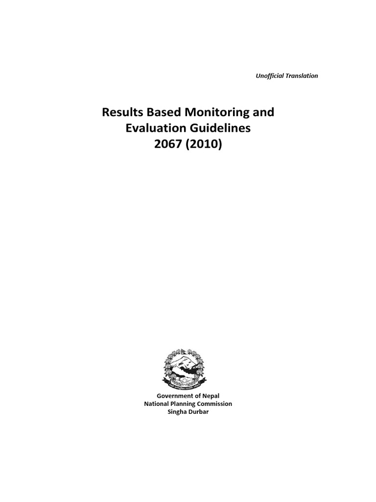 Rbme | PDF | Monitoring And Evaluation | Evaluation