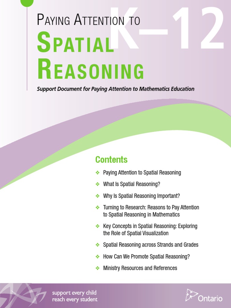 Spatial Reasoning | PDF | Learning Disability | Space