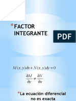 Factor Integrante