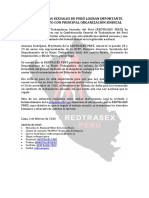 Acercamiento de La REDTRASEX A La CGTP