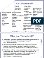 What is Biomaterials