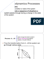 Review of Thermodynamic Processes