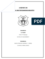A Report on Public Sector Banking Industry