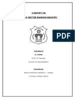 A Report On Public Sector Banking Industry