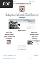 Download A Project on Ratio Analysis of Financial Statements  Working Capital Management at HVTL Tata Motors Jamshedpur by gopalagarwal2387 SN29800904 doc pdf
