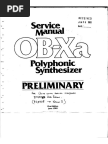 Oberheim OB-XA ServiceManual
