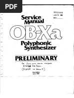 Oberheim OB-XA ServiceManual
