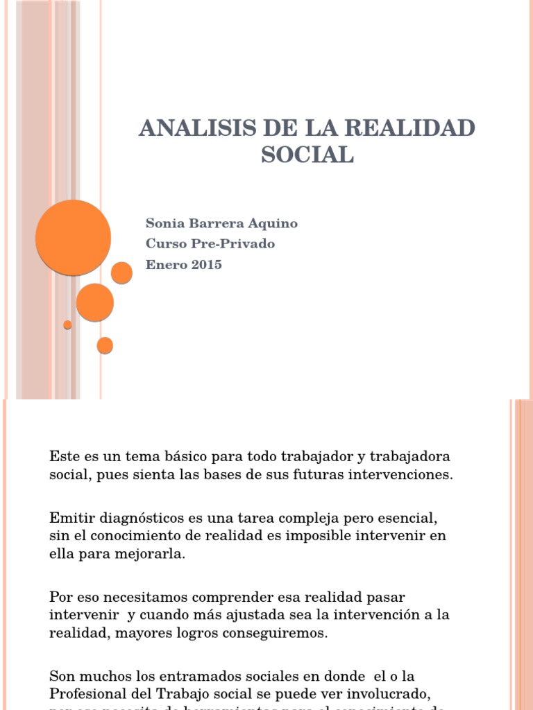 Análisis de la Realidad Social Actual | PDF | Sociedad | Conocimiento