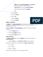 Adjetivo positivo: explicación y ejemplos del grado positivo