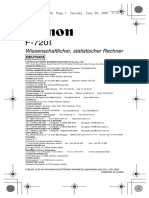 Canon F720i (EXP CP) German Manual