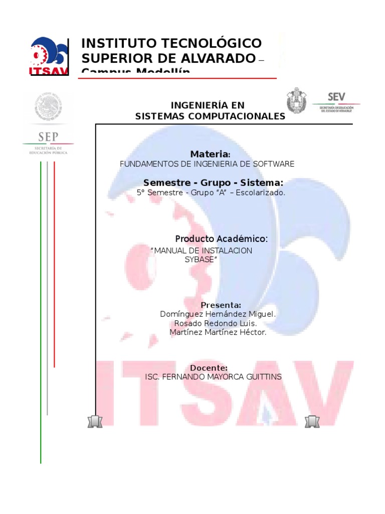 Manual de Instalación de Sybase | PDF | Archivo de computadora | Software