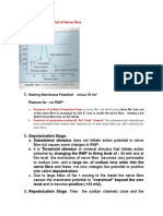 Action Potential of Nerve Fibre