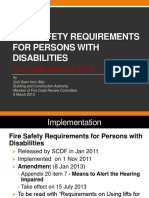 Fire Safety Requirements For Persons With Disabilities Ms Goh Sia Imm