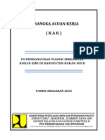 KAK FS Pembangunan Waduk Serbaguna Rokan Kiri PDF