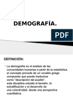 DEMOGRAFÍA