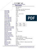 6RN 132M06 E26 Squirrel Cage Induction Motor Data Sheet