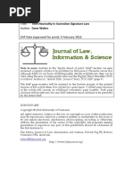 Download Tech Neutrality in Australian Signature Law by Journal of Law Information  Science SN298087653 doc pdf