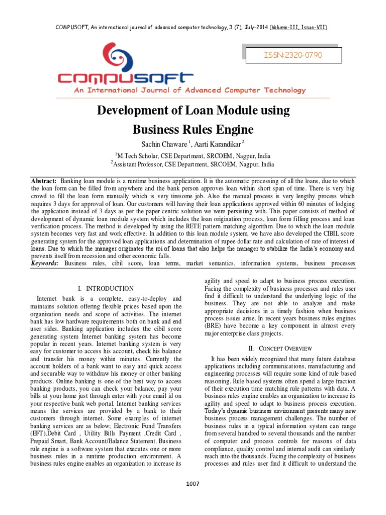 Compusoft, 3 (7), 1007-1011 PDF | PDF | Online Banking | Banks & Banking