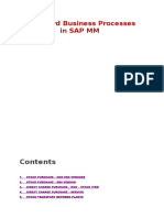 Standard Business Processes in SAP MM