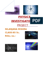 Physics Investigatory: Project