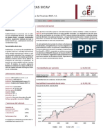 Folleto Mensual Indalia Finanzas Sicav. Ene 16