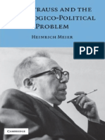 Meier-Leo Strauss and the Theologico Political Problem