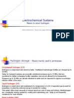 Electrochemical Systems: Means To Store Hydrogen