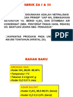 Diagram Alir Pabrik Petrokimia Gresik ZA I Dan III