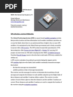 GPS Overview For NERP