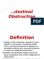 Intestinal Obstruction