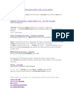 Catalogos de Perfileria Dipac PDF en Ecuador