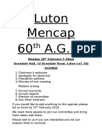 Luton Mencap Agenda
