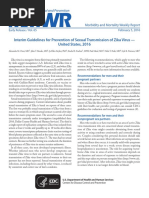 CDC Zika Interim Guidelines