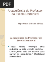 A Excelncia Do Professor Da Escola Dominical