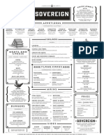 Sovereign Opening Menu