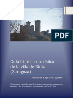 Guia Histórico-Turística de La Villa de Biota (Zaragoza)