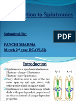 M.tech VLSI Spintronics Introduction